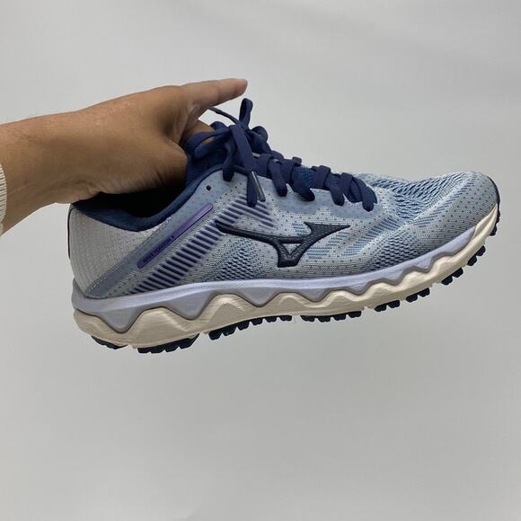 Mizuno wave horizon 4 ice-mood indigo size 7.5  walking casual commuter running - Picture 2 of 9
